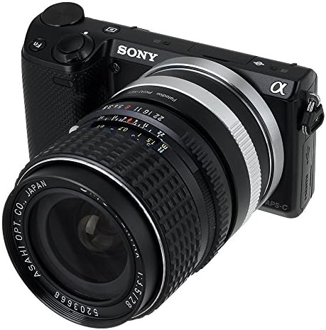Адаптер за монтирање на леќи Fotodiox-Pentax K AF Mount DSLR леќи до Sony Alpha E-Mount Birrorless Camera Camera со вградено