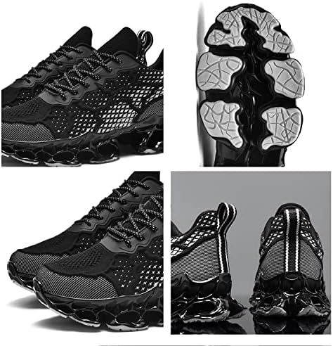 Nuofado Men Sport Trail Trail Trail Trail Athletic Blade Sneakers Walking Shoes Тениски чевли