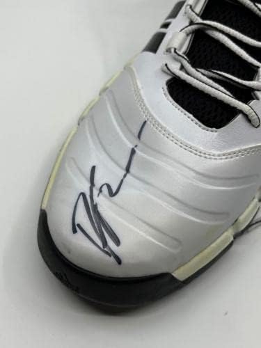 Дерик го фаворизира Јута azzез потпиша автограм Адидас облечен чевли ПСА ДНК - автограмирани патики во НБА