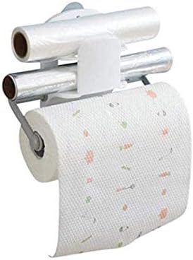 Држач за ролна за тоалетна хартија Дубао или пластична решетка за складирање на обвивка направена од пластика со wallид поставен за додатоци