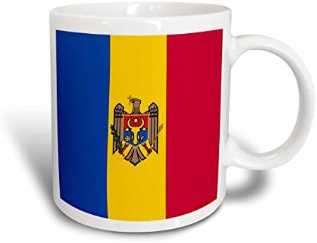 3дорозно знаме на кригла Молдавија, 11 мл, керамика