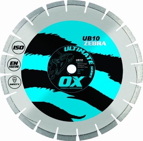 OX OX-UB10-7 Ultimate Abrasive 7-инчен дијамантски сечило, DM-7/8-инчен-5/8-инчен