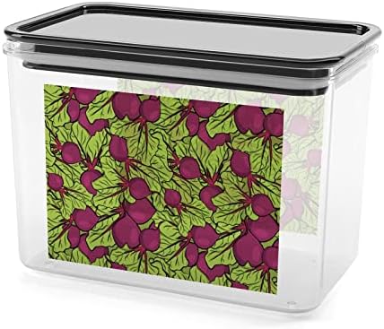 Контејнери за Складирање на Градинарски Репка Чиста Пластична Кутија Со Капаци Канти За Повеќекратна Употреба За Кујнски Житни Закуски