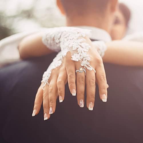 Симпатични прстени за девојчиња 10-12 години ангажман круг исечени циркони жени свадбени прстени накит прстени за жена целосна дијамантска дами