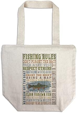 Правила за риболов на фенер, рустикална типографија