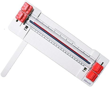 Кавејуни 4-во-1 преносен секач за хартија, мултифункционален тример за хартија со 4 типа на лопати за права, бран, испрекината и ласкава