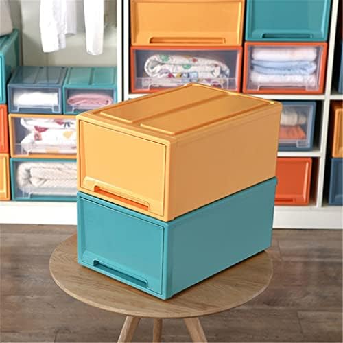 Кутија за складирање на фиоки за влечење Транспарентна внатрешна облека кутија за складирање едноставност за гардероба сортирање на облека за складирање кутија з