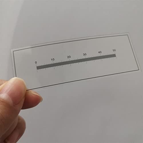 Микрометар За Микроскопски Адаптер Висока Прецизност 0,1 мм МИКРОСКОП За ДИВ Микрометар Калибрација Владетел За Пет Филм Мерење