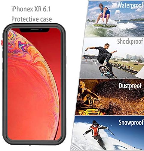 Fxxxltf Apple IPHONE XR Случај, Целосно Тело Заштитни iPhone XR Водоотпорен Случај, Shockproof Snowproof Јасни Капак Случаи за iPhone