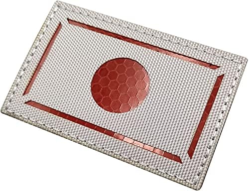 Јапонија рефлексивно знаме лепенка јапонски инфрацрвени IR закрпи Воен тактички морал Армбанд значки амблем шијат на апликативни