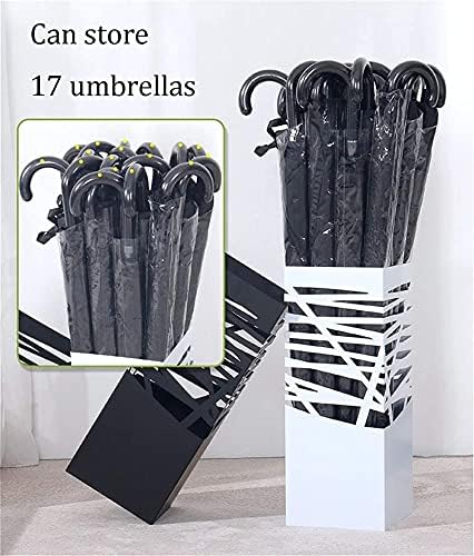 Fizdi чадор стоеше ковано железо, шупливо буре може да складира 17 чадори, заштедувајќи простор