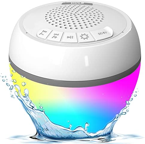 Звучник за лебдечки базен со пили w/светла покажуваат, водоотпорен Bluetooth звучник, IP68, кристално чист квалитет на звукот,