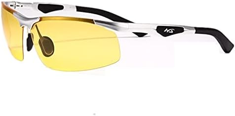 Декслари Ноќно Гледање Очила За Возење Анти Отсјај Поларизирани УВ400 Очила За Сонце За Мажи Жолти Заштитни Очила За Заштита Од Дожд