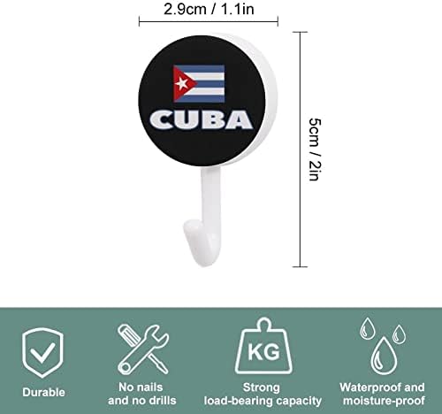 Кубанско знаме 10 парчиња пластична кука симпатична wallидна кука клуч за кука за домашна кујна