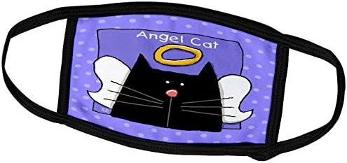 3дроуз Ангел Црна Мачка Симпатична Цртан Филм Миленичиња Загуба Меморијал - Лице Покрива