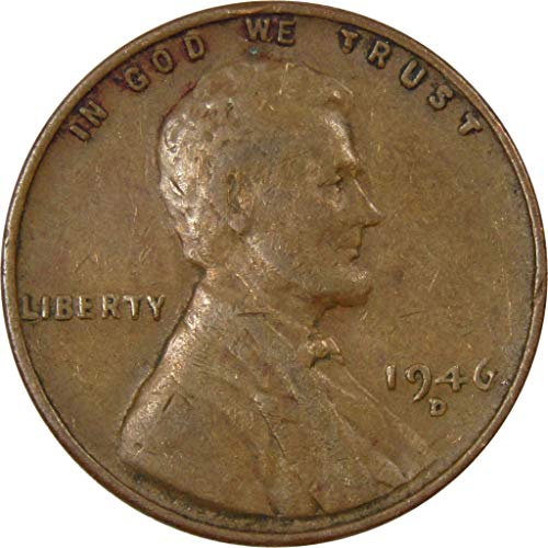 1946 Г Линколн Пченица Цент Аг За Добар Бронзен Денар 1с Монета Колекционерски