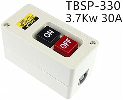 TPUOTI 1PCS 3.7KW 30A Вклучено/Исклучено Вклучување на копчето TBSP-330 3 фаза за машини за текстил