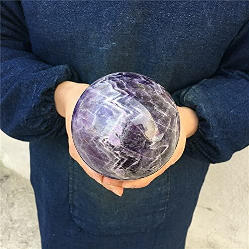 Сусен природен сон аметист кварц кристален сфера заздравување на топката од 80мм подарок