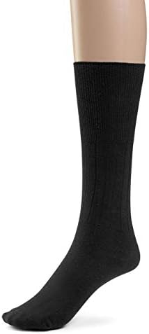 Слики прсти памучни дијабетични чорапи за жени кои не се обврзуваат беспрекорни чорапи за фустани, 3 или 6 PK мулти бои големи големини