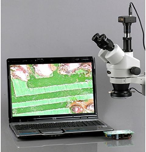 Amscope SM-5ty Професионален Тринокуларен Микроскоп За Стерео Зумирање, Wh10x Окулари, 7x-90X Зголемување, 0,7 X-4,5 X Објектив