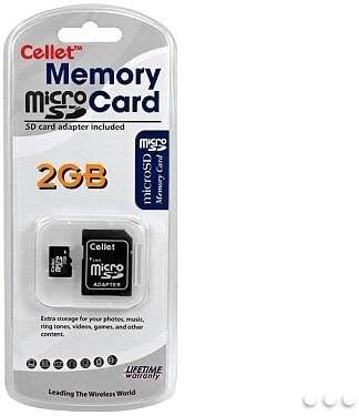 Мобилен 2gb MicroSD За Microsoft KIN 1 паметен телефон прилагодено флеш меморија, пренос со голема брзина, приклучок и игра, Со Целосна Големина SD Адаптер.