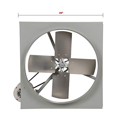 TPI Corporation CE-24-B Комерцијален вентилатор за издувни гасови-дијаметар од единечна фаза 24, 120 волти индустриски вентилатор за вентилаторски
