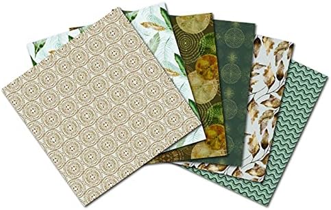 24 листови 6 x6 хартија надвор од африканскиот пакет образец креативен белег за хартија за хартија рачно изработена занаетчиска занаетчиска