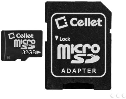 Cellet 32gb Samsung GTi9020 Микро Sdhc Картичката Е Прилагодена Форматирана за дигитално снимање со голема брзина, без загуби! Вклучува