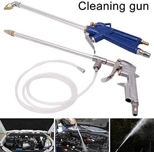 Воздушен удар со пиштол за чистење на пиштол за чистење на пиштол за чистење на моторот, комплет за чистење пиштол за спреј за сифон - алатка