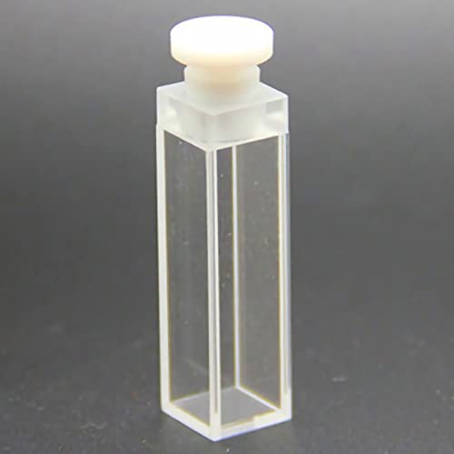 Адамас-бета 20мм-7мл флуоресценција стакло кувета со затка за спектрофотометар, 4 чисти страни