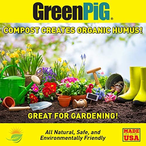 Забрзувачот на компост со зелена свиња го претвора дворот во плоден хумус за 30 дена и помага во контролата на мирисите поврзани со купови