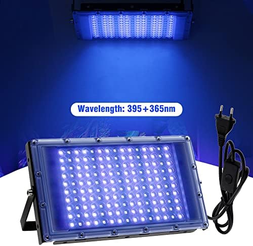 Moneyn LED UV фотокусирање на светлина 220V SMD2835 150PCS IP65 водоотпорен за 3D печатач Фотосензитивни додатоци 395+365Nm