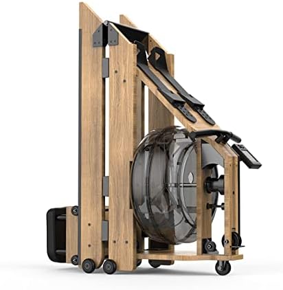 Машини за веслање Cpsun Machine Solide Ash Wood Home Fitness опрема, преклопување на водоотпорна машина за веслање, машина за веслање