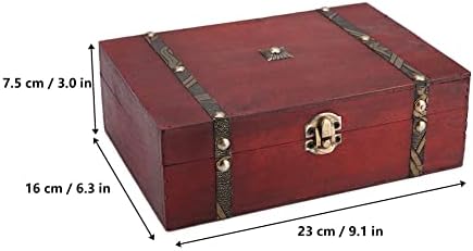 Хекинг Ае205 Женска Кутија За Подароци Гроздобер Дрвена Кутија За Складирање Накит Ретро Антички Производи За Живеење Организатор
