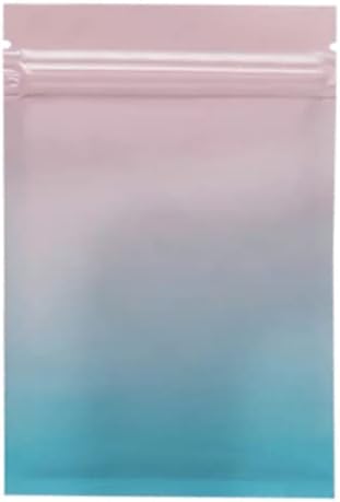 ШИК&засилувач;ТНК Мат Црна Бела Розова Топлина Запечатлива Торбичка Со Патент За Затворање Рамна Алуминиумска Фолија Пластични Кеси За