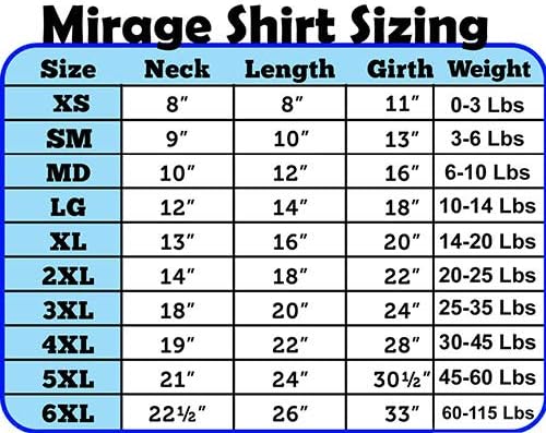 Mirage Pet Products 10-инчен мојот вид кошули за печатење на гас-екран за миленичиња, мали, сиви