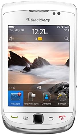 Blackberry Forch 9810 Отклучен GSM HSPA+ OS 7.0 Лизгач Мобилен Телефон-Бело