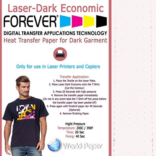 Т- кошули ласерски печатач за пренесување на топлина за хартија засекогаш ласерско-темни економија)