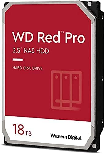 Западен Дигитален 22ТБ Wd Red Pro NAS Внатрешен Хард Диск HDD-7200 ВРТЕЖИ ВО МИНУТА, SATA 6 Gb/s, CMR, 512 MB Кеш, 3.5 - WD221KFGX