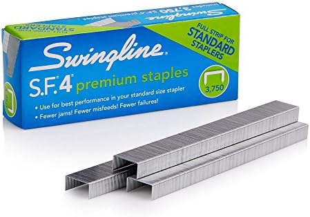 Swingline Staples, S.F. 4, премија, должина од 1/4 , 210/лента, 3750/кутија, 1 пакет