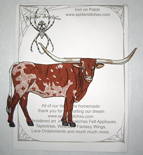 Тексас Лонгхорн бик говеда железо на лепенка
