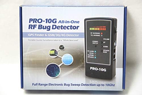 Spy-Hawk Security Products Spy Hawk Pro-10G е број 1 GPS Tracker Пронаоѓач, RF Bug и Tonef Tap Detector