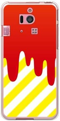 Втора Кожа Капе Црвена/Жолта За Едноставен Паметен Телефон 2 401SH/Софтбанк SSH401-TPCL-799-J223