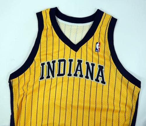 2004-05 Индиана Пејсерс празна игра издаде златен дрес 46 DP31849 - НБА игра користена