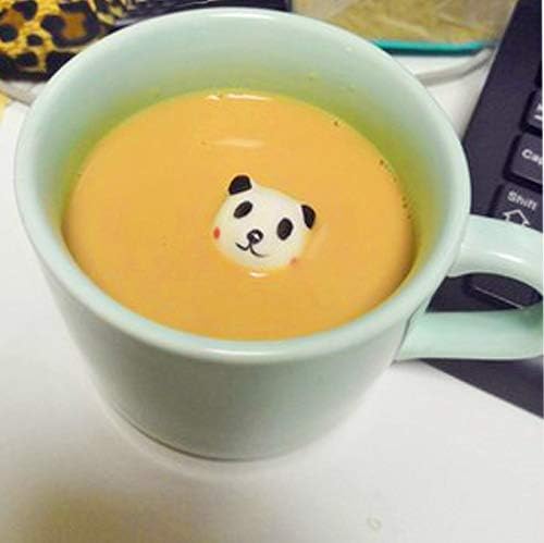luckyse panda Изненадување 3Д кригла со кафе, симпатична цртана филмска керамика чаша бебе животно внатре, најдобра канцеларија