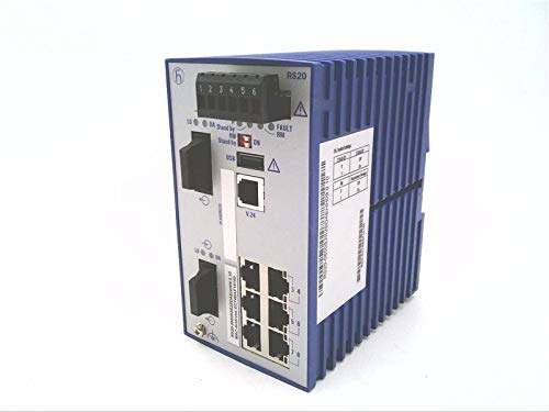 Hirschmann RS20-0800S2S2SDAE 8 x 100 Mbit/s пристаништа, 100 Mbit/S порта, стандарден, индустриски прекинувач за етернет, 0 C до +60 C, 1