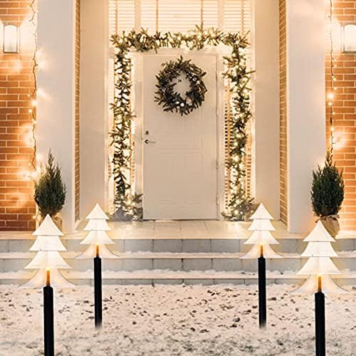 Сончева елка на Калинмарт, пејзаж светла, водоотпорни Божиќни патеки Декоративни светла за украси во затворен и отворен простор