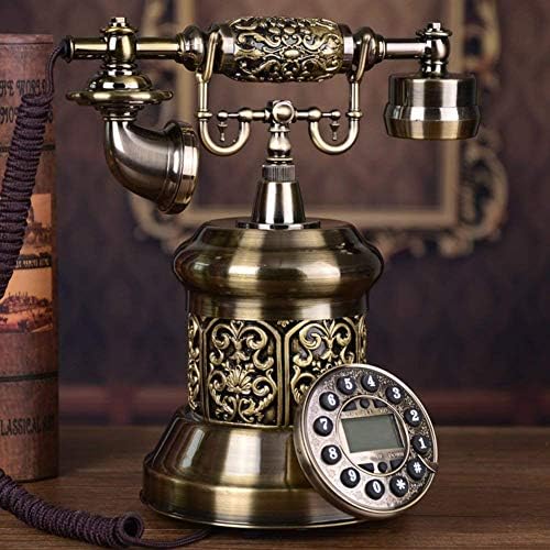 KXA ретро телефонски антички телефон гроздобер жичен телефонски салон кафе-декорација-б-б