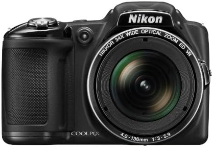 Nikon Coolpix L830 16 MP CMOS дигитална камера со 34X зум на Nikkor леќи и целосна HD видео од 1080p HD