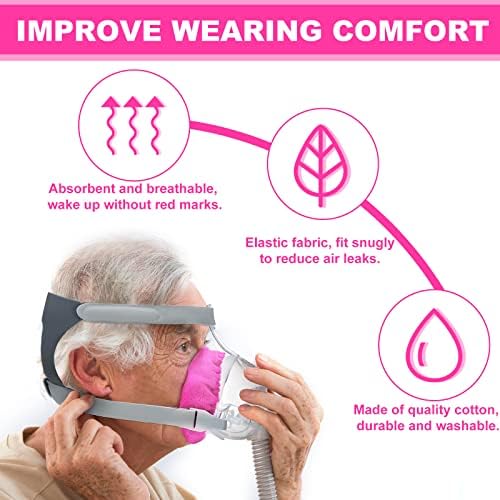 24 пакувања со маски за маска со целосна мека маска за меки маски ги намалуваат протекувањата на воздухот и плускавците што ги поднесуваат